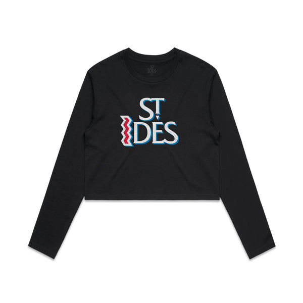St. Ides Logo Women's Crop Long Sleeve