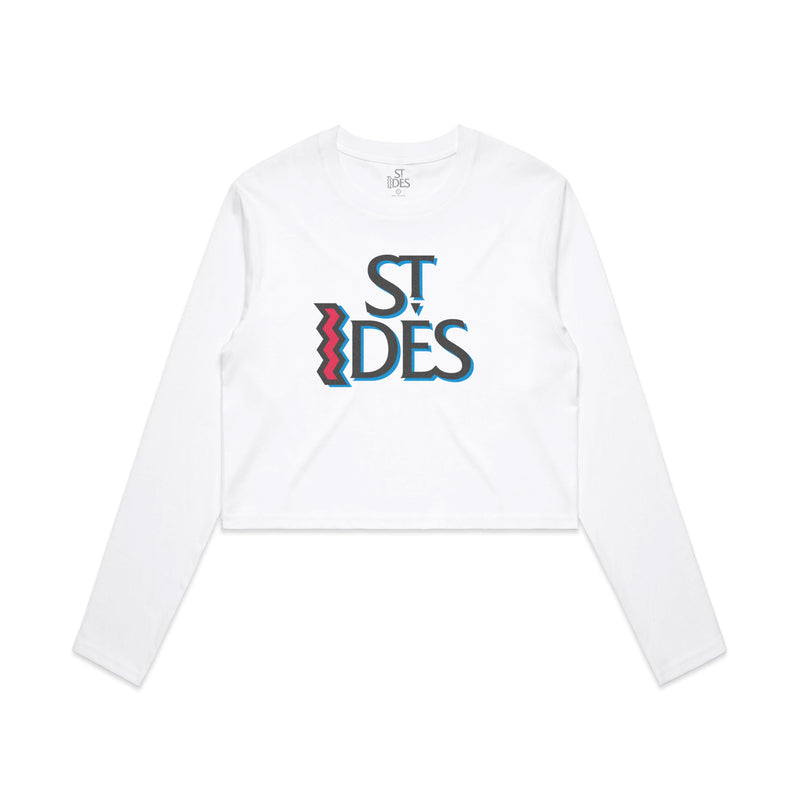 St. Ides Logo Women's Crop Long Sleeve