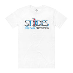 Jay Worthy x ST IDES Street Legend Crooked I T-Shirt - White