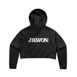 JKWON Women's Crop Hoodie - Black