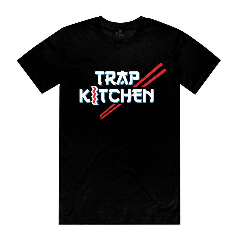 Trap Kitchen Chopsticks Tee - Black